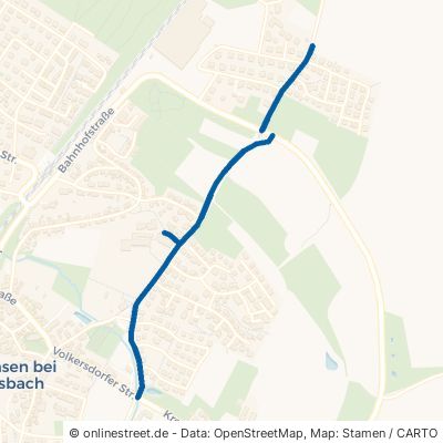 Milmersdorfer Weg Sachsen bei Ansbach Sachsen 