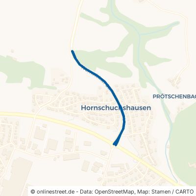 Wernsteiner Straße Mainleus Prötschenbach 
