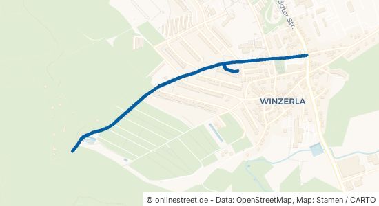 Oßmaritzer Straße Jena Winzerla 