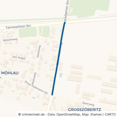 Schmiedeweg Zörbig Großzöberitz 
