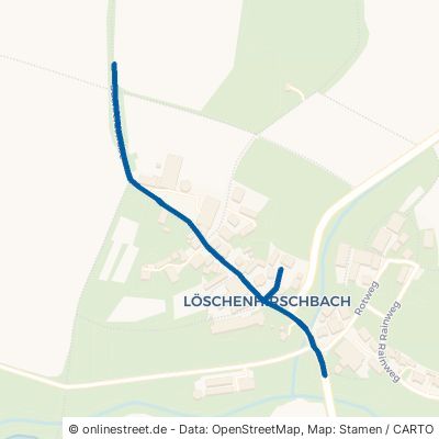 Buchfeldstraße Neuenstein Löschenhirschbach 