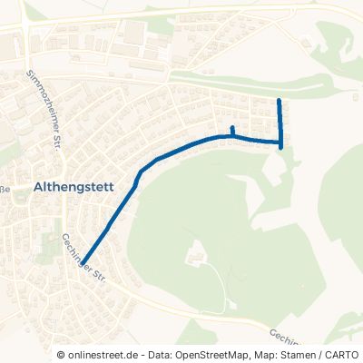 Bergstraße Althengstett 