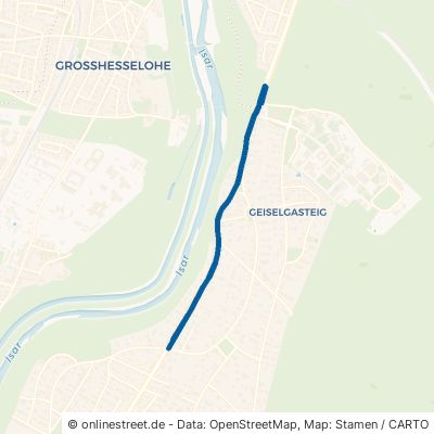 Nördliche Münchner Straße Grünwald Geiselgasteig 