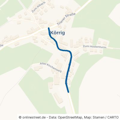 Saarburger Straße Merzkirchen Körrig 