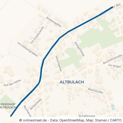 Waldecker Straße Neubulach Altbulach 