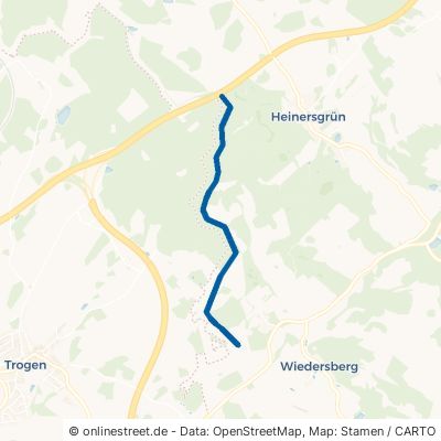 Kolonnenweg Triebel (Vogtland) Blosenberg 