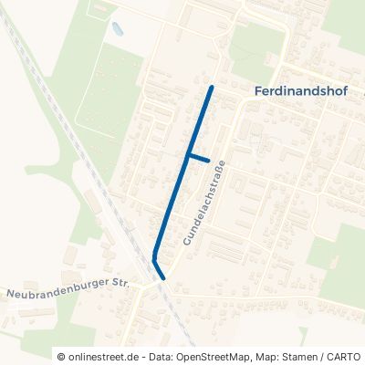 Bahnhofstraße Ferdinandshof 