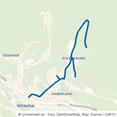 Eulengrundweg Baiersbronn Mitteltal 