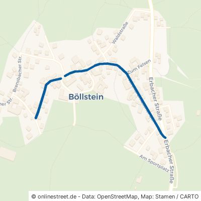Kirchbrombacher Straße Brombachtal Böllstein 