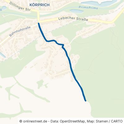 Kapellenstraße Nalbach Körprich 
