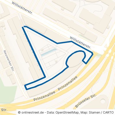 Ferdinand-Braun-Platz Düsseldorf Heerdt 