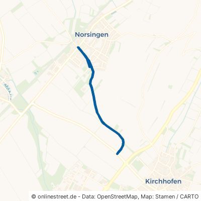 Kirchhofener Straße Ehrenkirchen Norsingen 