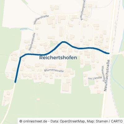 Hauptstraße Mittelneufnach Reichertshofen 