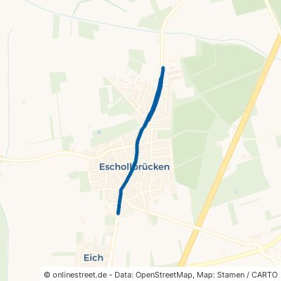 Darmstädter Straße Pfungstadt Eschollbrücken Eschollbrücken