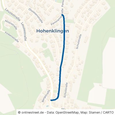 Talstraße Knittlingen Freudenstein-Hohenklingen 