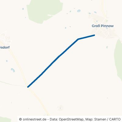 Kummerower Weg Hohenselchow-Groß Pinnow Jamikow 