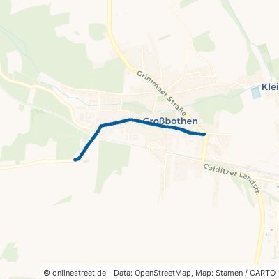 Hauptstraße Grimma Pomßen 
