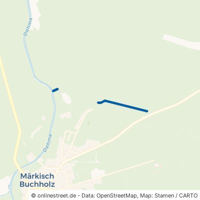 Dunkler Weg Märkisch Buchholz 