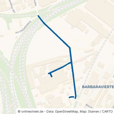 Büdericher Straße Neuss Barbaraviertel 