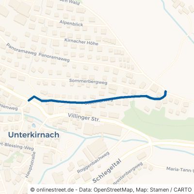 Stadthofweg Unterkirnach Roggenbach 