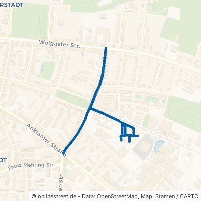 Walther-Rathenau-Straße Greifswald Nördliche Mühlenvorstadt 
