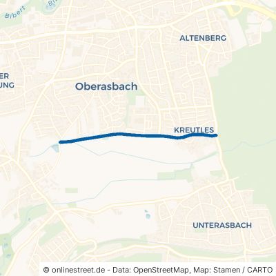 Langenäckerstraße Oberasbach Kreutles 