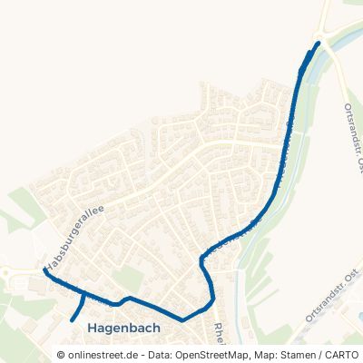 Friedenstraße Hagenbach 