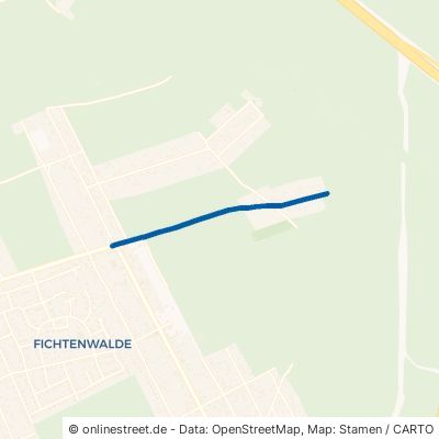 Schmerberger Straße Beelitz Fichtenwalde 