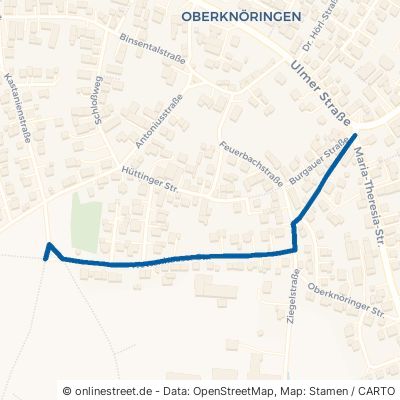 Wettenhauser Straße Burgau Oberknöringen 