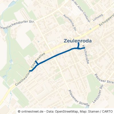 Schleizer Straße Zeulenroda-Triebes Zeulenroda 