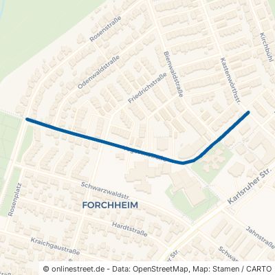 Vogesenstraße Rheinstetten Forchheim 
