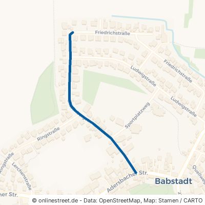 Linsenbergstraße Bad Rappenau Babstadt 