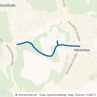 Pulverweg Bannewitz Hänichen 