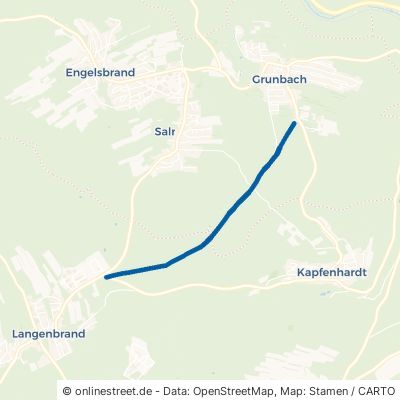 Alte Grunbacherstraße Engelsbrand Salmbach 