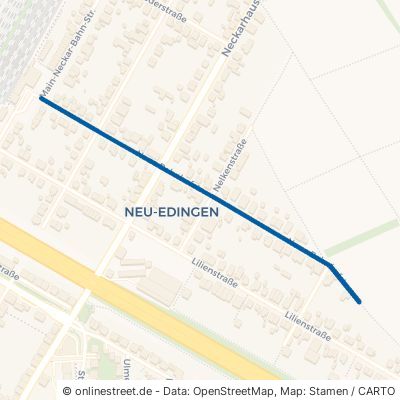 Neue Bahnhofstraße Edingen-Neckarhausen Neu-Edingen 