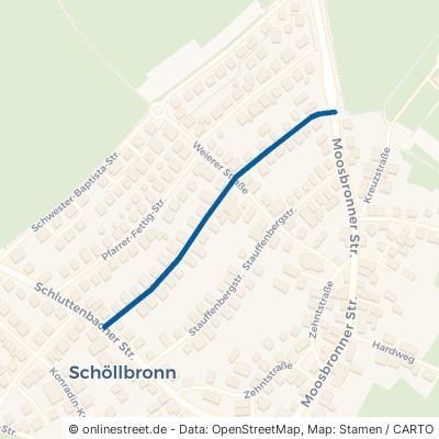 Johann-Gregor-Breuer-Straße Ettlingen Schöllbronn 
