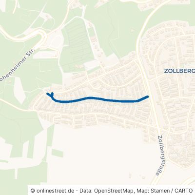 Blienshaldenweg Esslingen am Neckar Zollberg 