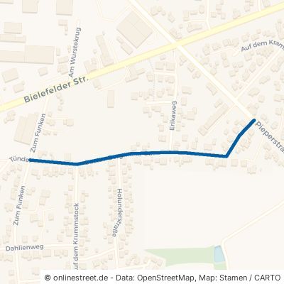 Gustav-Bergmann-Straße Lage Kachtenhausen 