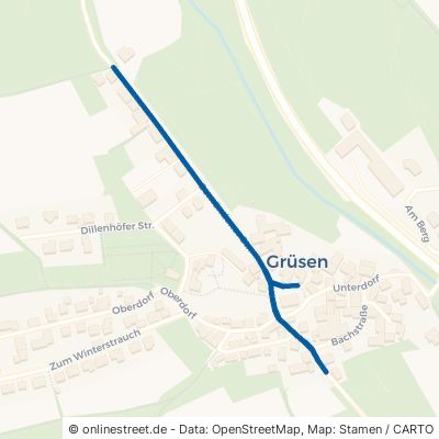 Gemündener Straße Gemünden Grüsen 