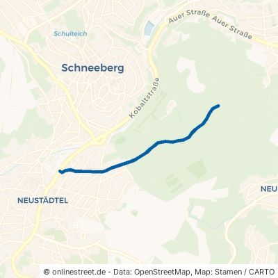 Gleesbergstraße Schneeberg Neustädtel 