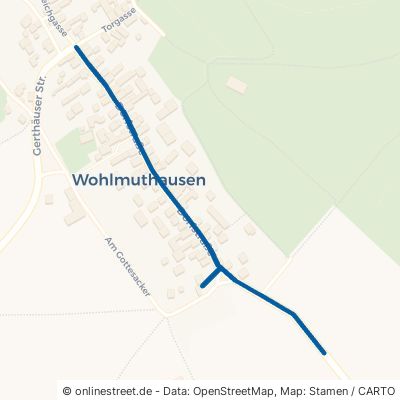 Dorfstraße Rhönblick Wohlmuthausen 