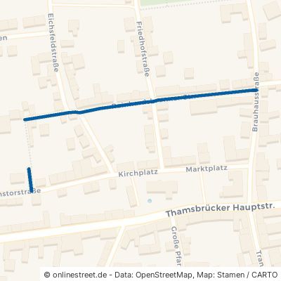 Reinhardsbrunner Straße Bad Langensalza Thamsbrück 