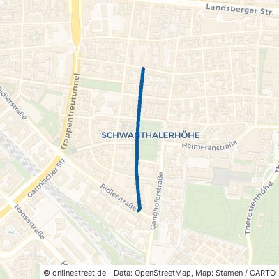 Geroltstraße München Schwanthalerhöhe 
