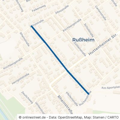 Geißstraße Dettenheim Rußheim 