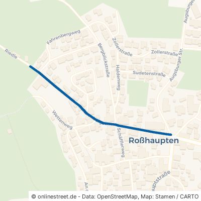 Reichenbergstraße Roßhaupten 