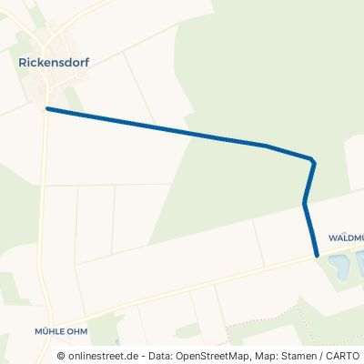 Mackendorfer Weg Bahrdorf Rickensdorf 