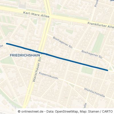 Grünberger Straße Berlin Friedrichshain 