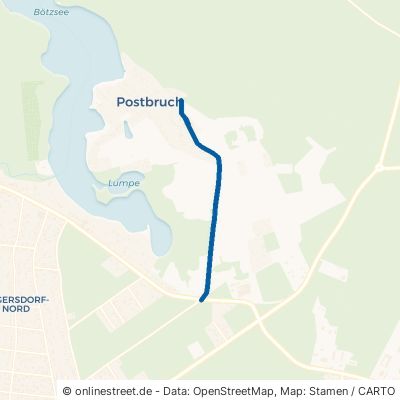 Hauptweg Strausberg Postbruch 