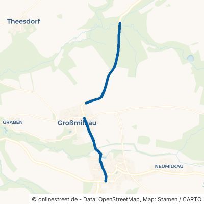 Geringswalder Straße Erlau Milkau 