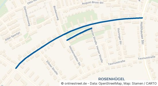 Sauerländer Straße Gladbeck Rosenhügel 